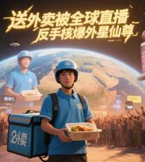 送外卖被直播，反手核爆外星仙尊